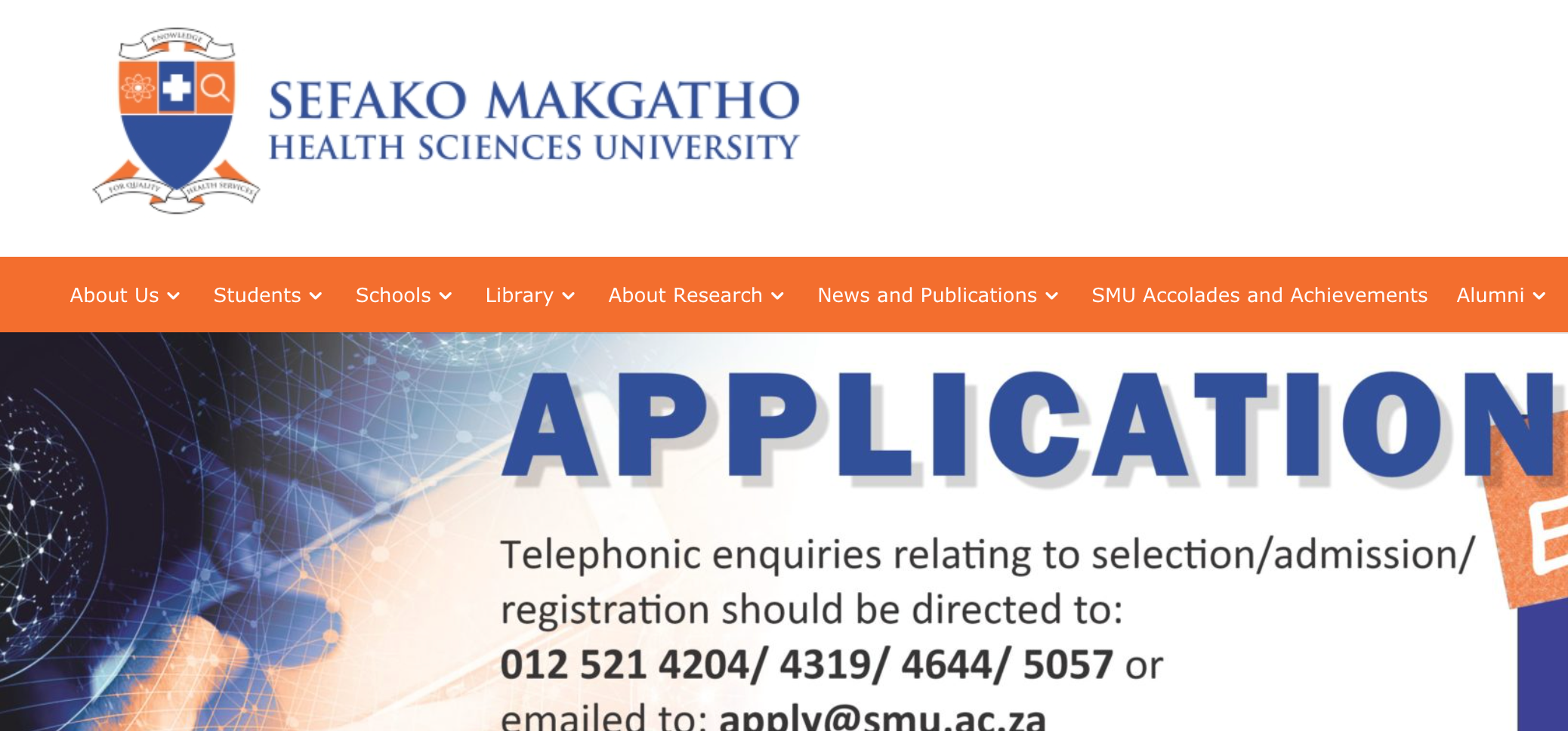 SMU Online Applications 2024 Apply to Sefako Makgatho Health Sciences