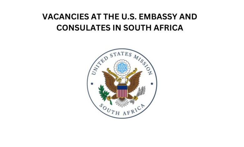 U S Embassy And Consulates In South Africa Internships 2023 Online   VACANCIES AT THE U.S. EMBASSY AND CONSULATES IN SOUTH AFRICA 780x470 1 