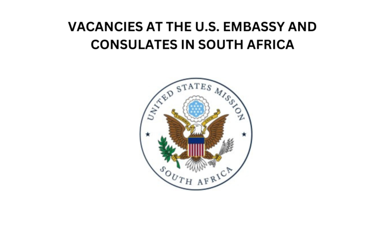U S Embassy And Consulates In South Africa Internships 2023 Online 