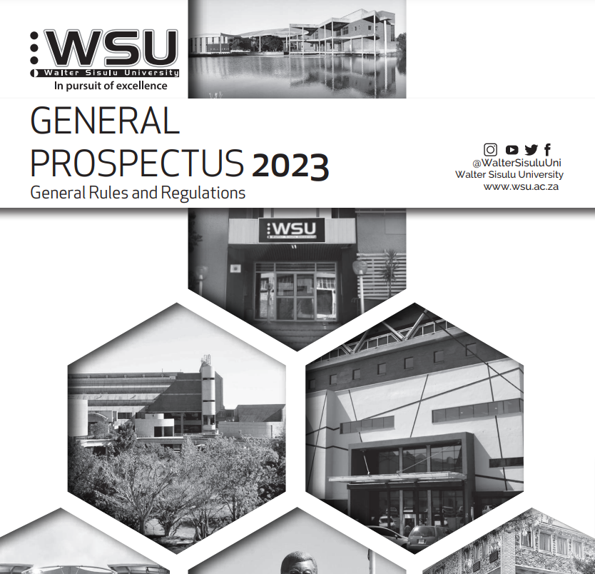 Walter Sisulu University WSU Prospectus 2024 (PDF Download) » SANotify