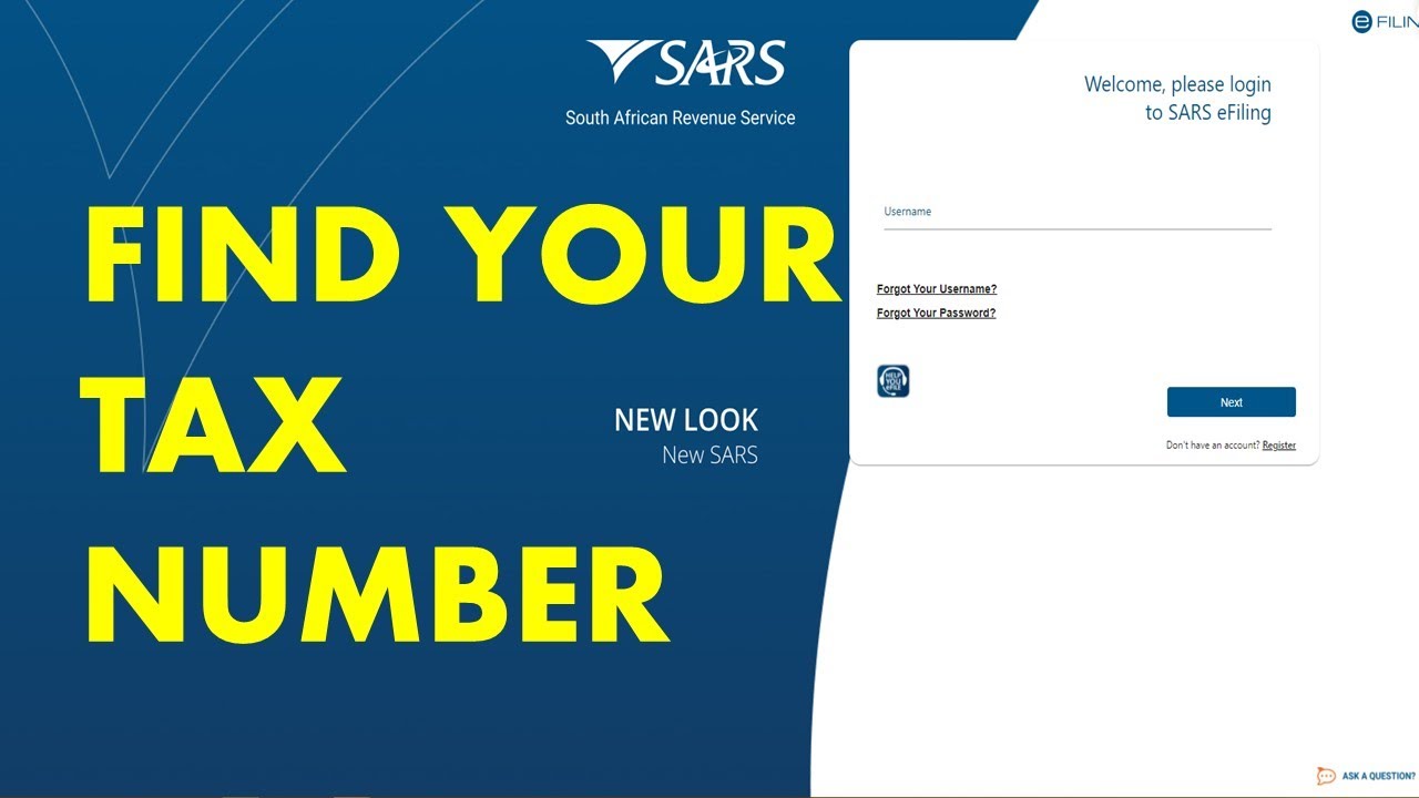 how to check my tax number online south africa